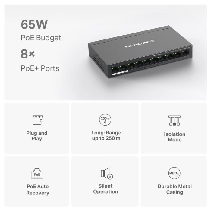 Switch MERCUSYS MS110P – 4