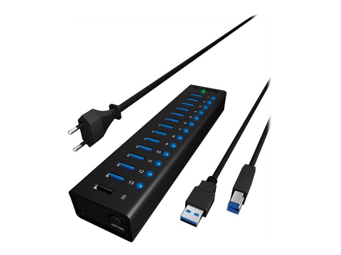 ICY BOX IB-AC6113 13x Port USB 3.0 Hub – 5