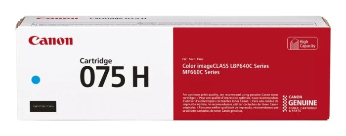 Canon CRG 075H C (6368C002) Toner Cartridge, Cyan – 3
