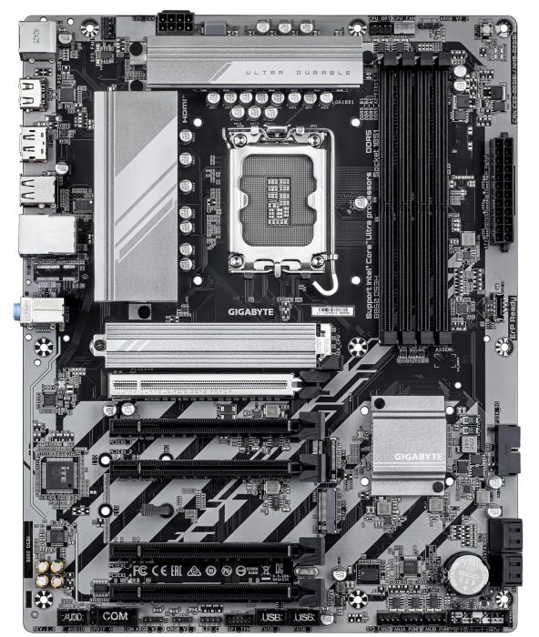 Mainboard GIGABYTE Intel B860 Express LGA1851 ATX 4xPCI-Express 4.0 1x DDR5 – 2