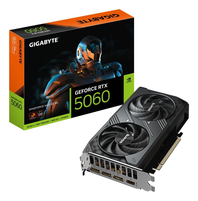 Graphics Card GIGABYTE NVIDIA GeForce RTX 5060 GDDR7 8GB