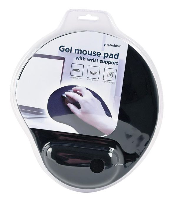 MOUSE PAD GEL BLACK/MP-GEL-BK GEMBIRD – 2