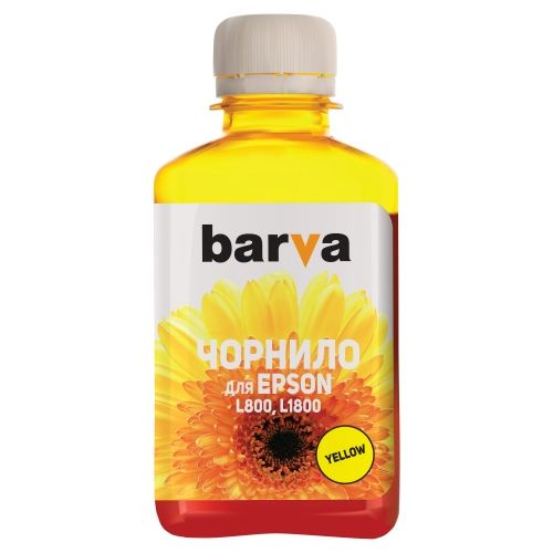 Compatible Barva Epson T6734 L800/L810/L850/L1800 C13T67344A Ink Refill Bottle, Yellow