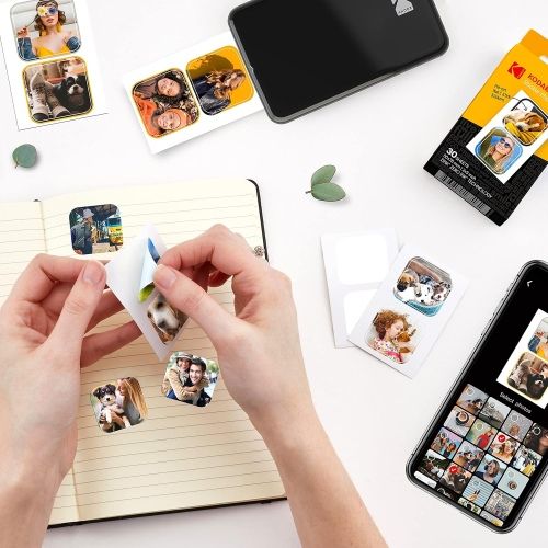 Kodak ZINK 2x3'' 50x76 mm 30 Sheets Pre-Cut Sticker Photo Paper – 5