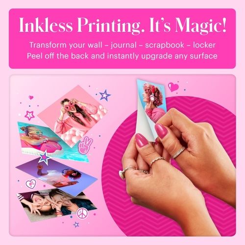 Barbie x Kodak STEP Slim Instant Mobile Photo printer Colour ZINK 2x3'' 1ppm, Bluetooth, Pink – 6