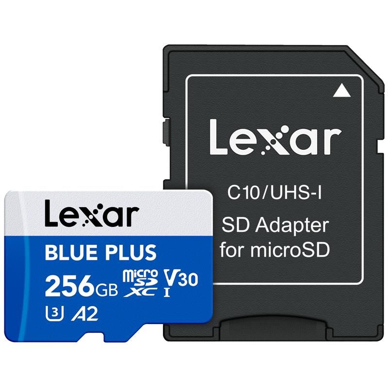 MEMORY MICRO SDXC 256GB UHS-I/W/A LMSBLPL256G-BNANG LEXAR