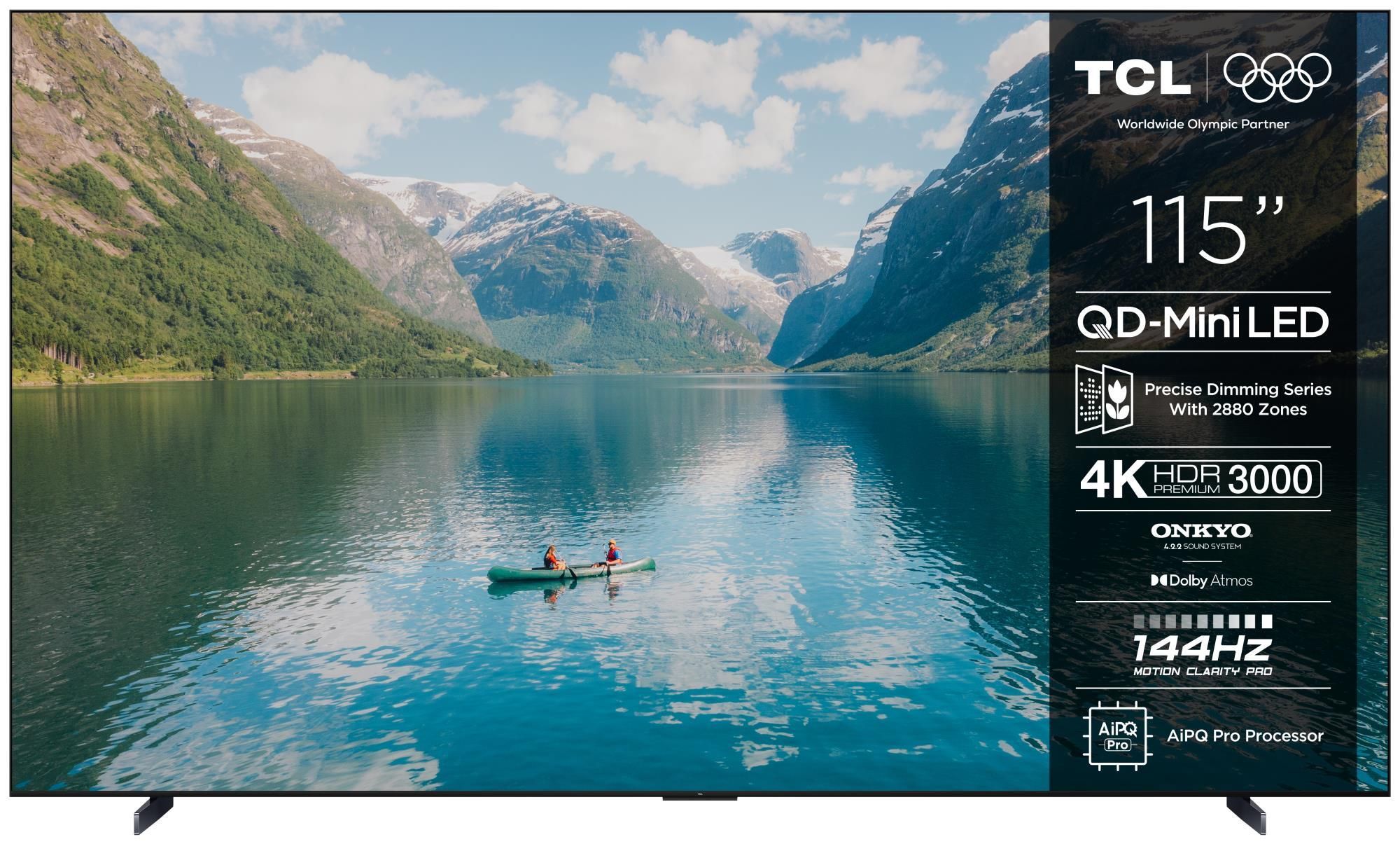 TCL 115 " 4K Ultra HD 3840 x 2160 pixels