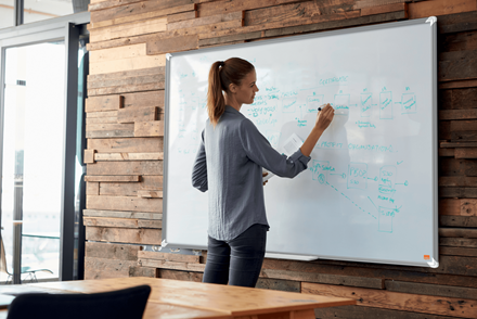Whiteboard Nobo Premium Plus Enamel 1800x1200 mm