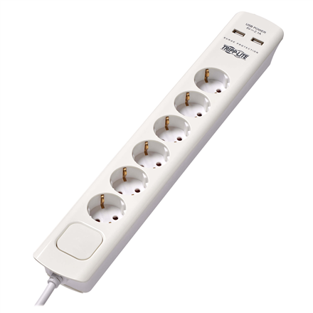 Tripp Lite Power Strip TLP6G18USB 6xSchuko Outlets