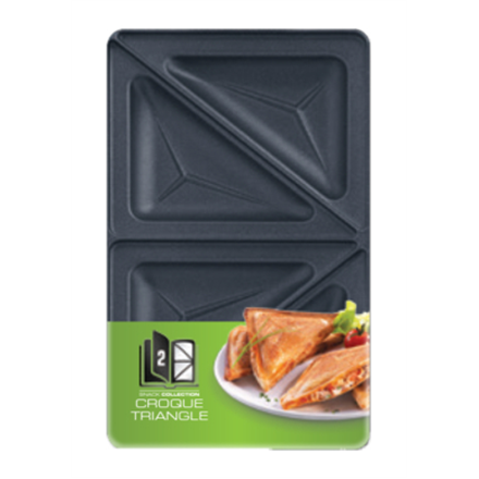 TEFAL Triangle toasted sandwich set for Snack Collection XA800212 Dimensions (W x L) 13 x 22.5 cm