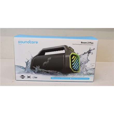 SALE OUT. Anker Soundcore Boom 2 Plus Bluetooth Speaker, Green SALE OUT. Anker Soundcore Portable Bluetooth Speaker