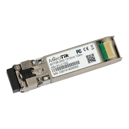 MikroTik SFP/SFP+/SFP28 module 1/10/25G SM 10km 1310nm XS+31LC10D SFP/SFP+/SFP28