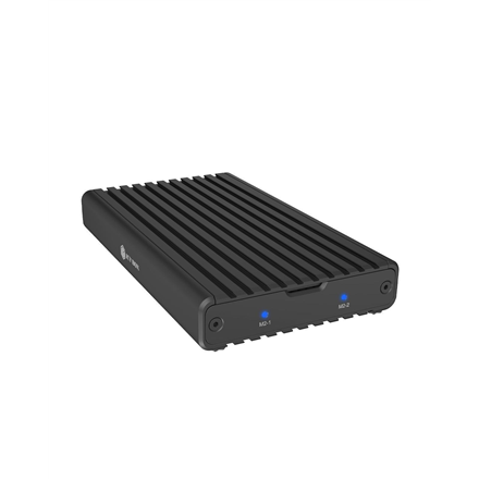 Raidsonic IB-2817M-C32 Enclosure for 2x NVMe SSD with USB 3.2 Gen 2x2 Type-C connection