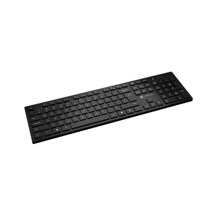 Natec Keyboard, Slim, US, Wiress, Black