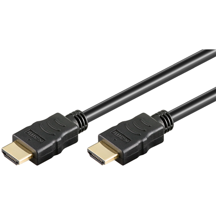 Goobay 80101 HDMI High-Speed Cable with Ethernet Soft 1 m