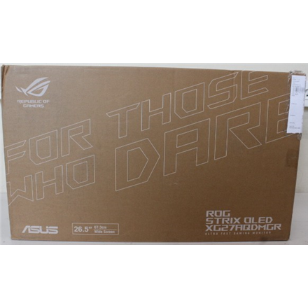 SALE OUT. ASUS ROG Strix XG27AQDMGR Gaming Monitor 27" 2560x1440/16:9/275cd/m2/0.03ms Dispaly port, HDMI, USB_C, Headphone port Asus ROG Strix XG27AQDMGR 26.5 "