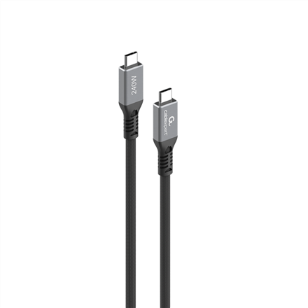 Cablexpert CCBP-USB4-CMCM240-0.3M Premium USB4 Type-C charging and data cable, 40 Gbps, 240 W, 0.3 m Cablexpert