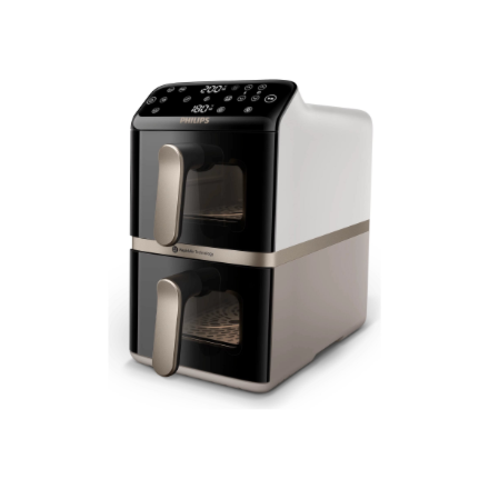 Philips Airfryer, Dual Basket NA462/80 4000 Series Capacity 10 L