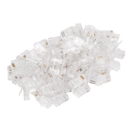 Lanberg Plug RJ45 CAT.5E UTP plug 8P8C, 100 pcs PLU-5000 Transparent