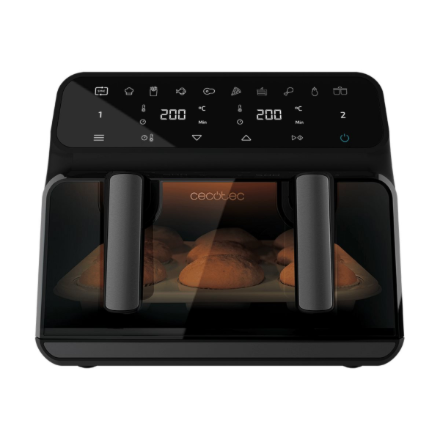 Cecotec Double hot air fryer Cecofry Advance 9000 Window Power 2200 W
