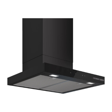 Bosch DWB67DN60 Wall-mounted Extractor Hood, A, Width 60 cm, Max extraction power in intensive mode 699 m3/h, Matte Black Bosch