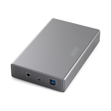Digitus USB 3.0 hard disk enclosure, 3.5", SATA, 16TB, aluminum DA-71106-1