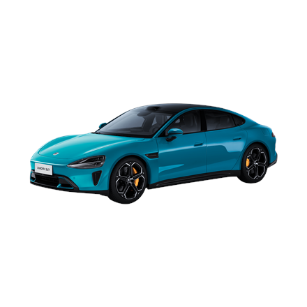 Xiaomi SU7 1:18 Die-cast Model Car Aqua Blue Zinc alloy, ABS, SAN and PVC