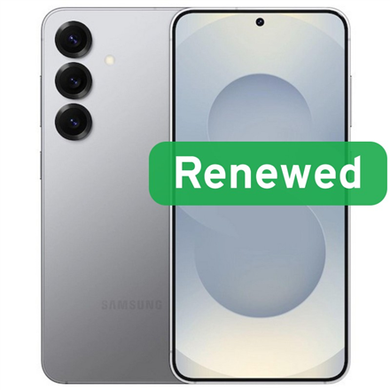 Samsung Renewed Grade Factory-sealed Galaxy S25 Silver Shadow