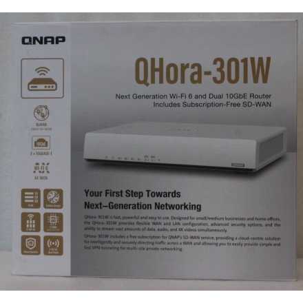 SALE OUT. QNAP Dual bandRouter QHora-301W 802.11ax