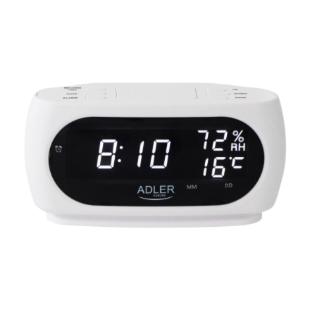 Adler LED clock with thermometer AD 1186