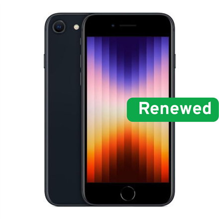 Apple Renew Grade A iPhone SE (3rd Gen, 2022) Midnight