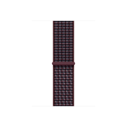 APPLE 42mm Burgundy Plaid Sport Loop Apple