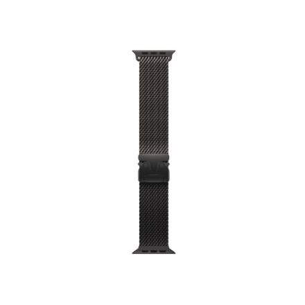 APPLE 49mm Black Titanium Milanese Loop - Large Apple