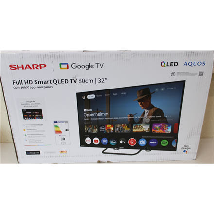 SALE OUT. Sharp 32HF3865E 32" (81cm) QLED Full HD Google TV SALE OUT. Sharp 32HF3865E