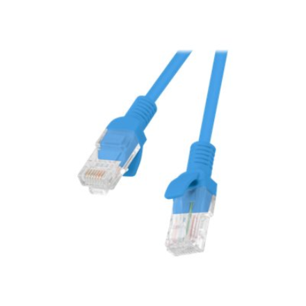 Lanberg Patchcord CAT.5E UTP 2M fluke passed 10-pack, Blue PCU5-20CC-0200-B