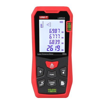 UNI-T LM50A Laser Distance Meter, 50 m