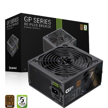 Gamemax Power Supply, 80 PLUS, Bronze GP 750B 750 W