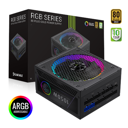 Gamemax PSU RGB 1050G 1050 W