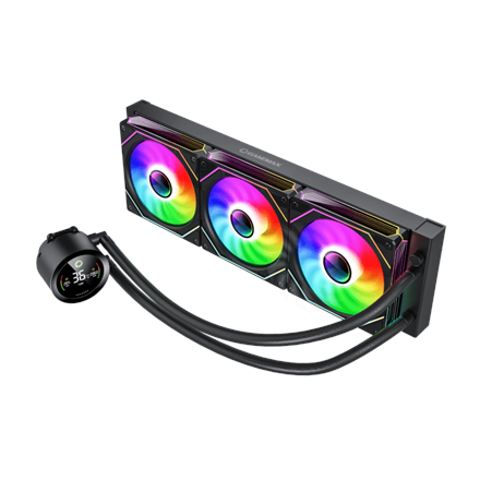 Gamemax CPU Liquid Cooler ICEBURG 360 DIGITAL BK Black