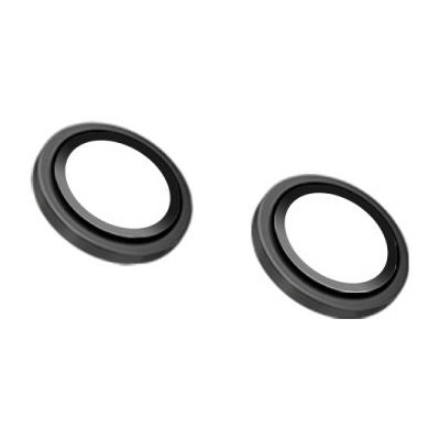 Fixed Camera glass | Apple | iPhone 16/16 Plus | Tempered glass | Black