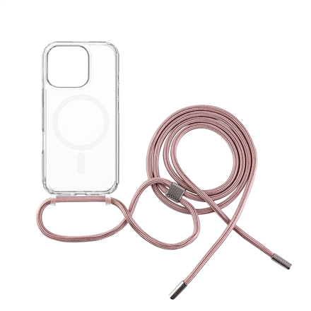 Fixed | MagPure Neck | Back Cover with Lanyard | Apple | iPhone 16 Pro | TPU | Clear