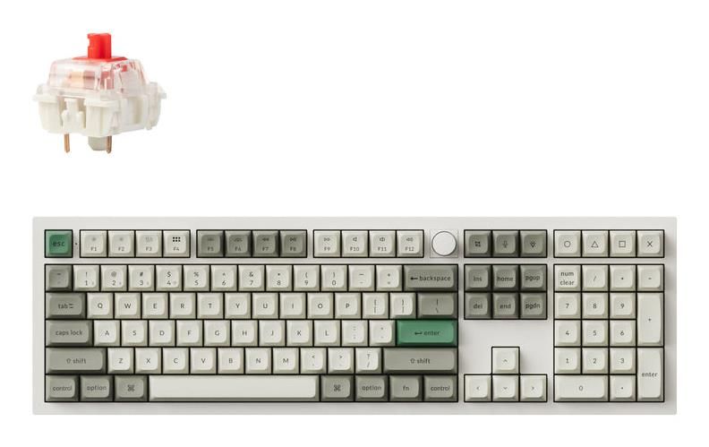 KEYBOARD WRL Q6 MAX RGB/SHELL WHITE Q6M-P1 KEYCHRON