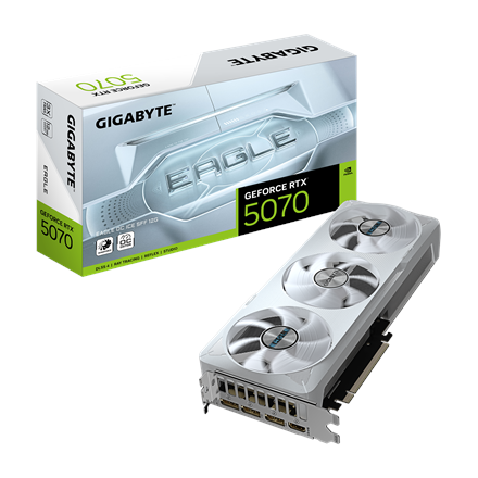 Gigabyte GeForce RTX 5070 EAGLE OC ICE SFF 12G | NVIDIA | 12 GB | GeForce RTX 5070 | HDMI ports quan
