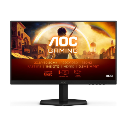 AOC | 24G42E | 24 " | IPS | FHD | 16:9 | 180 Hz | 1 ms | 1920 x 1080 pixels | 300 cd/m² | HDMI ports