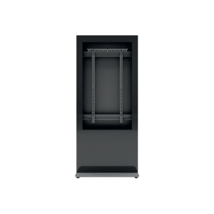 EDBAK Floor stand | IDS10.55 Indoor Public Display Totem with glass front | 55 " | Black