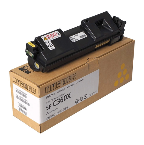 Ricoh SP C360X (408253) Toner Cartridge, Yellow