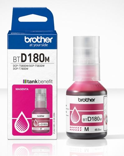 Brother BTD180M Ink Refill Bottle, Magenta