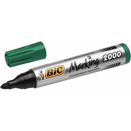 BIC permanent MARKER ECO 2000 green, Box 12 pcs. 000026