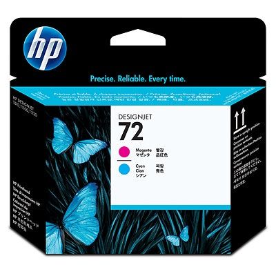 HP Ink No.72 Cyan and Magenta (C9383A)