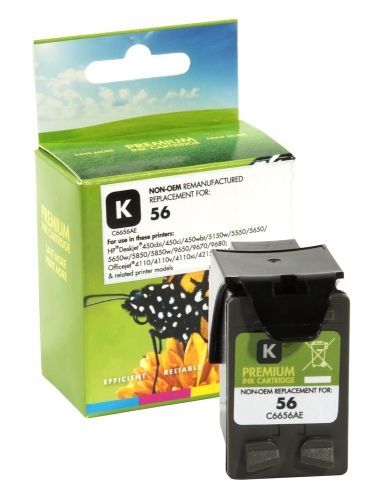 Compatible Static-Control Hewlett-Packard 56 (C6656A) Black, 450 p.